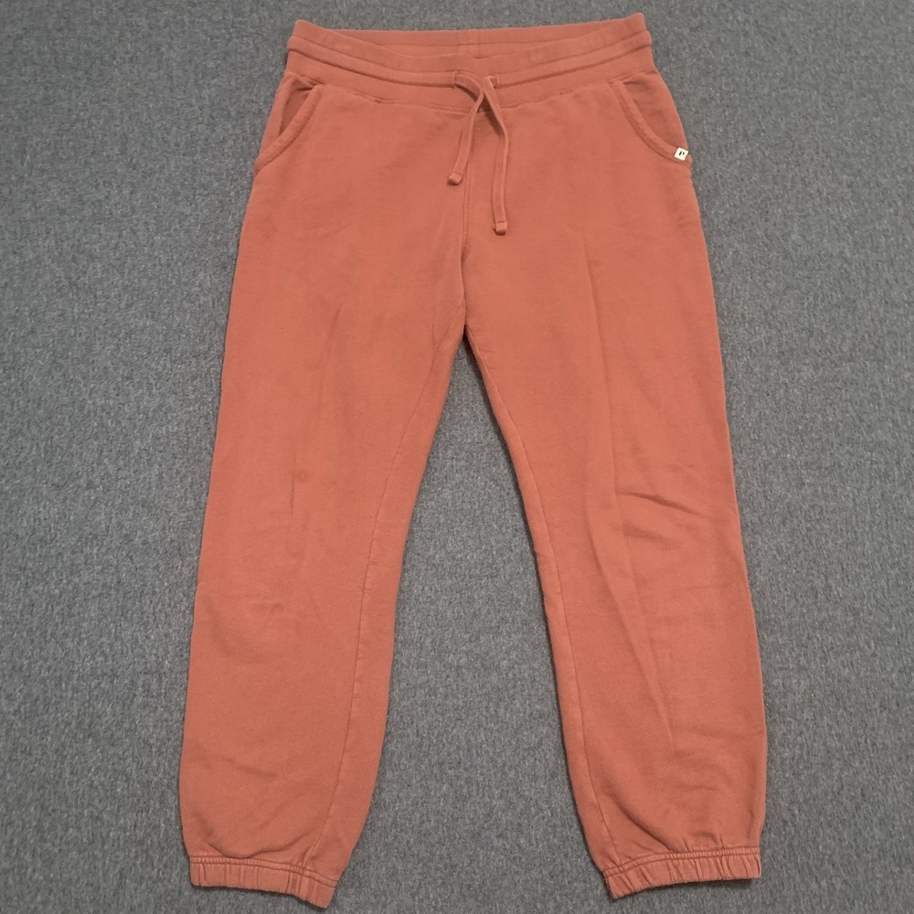 Pact Organic Cotton Sweatpants Terracotta Clay Orange Joggers Women's L